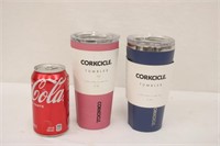 2 NWT 16oz Corkcicle Tumblers