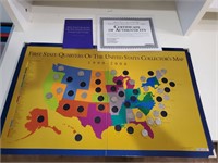 First state quarters collector's map
