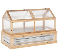 $250 Outsunny raised garden bed w greenhouse