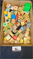 Wooden blocks and misc