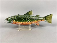 Bill Green Brook Trout Fish Spearing Decoy,