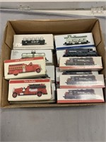 Assorted N Scale Model Trains & Trucks
