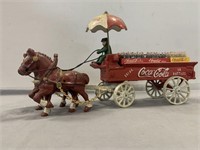 Cast Iron Coca Cola Wagon