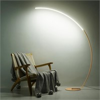 67" Tall Black Gold LED Modern Standing Floor Lamp