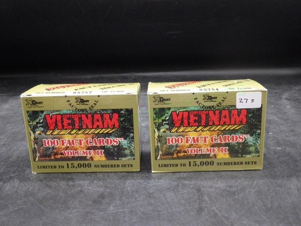 Dart Flipcards Vietnam Volume II NIB x2 LE