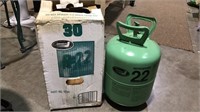 Johnsen's refrigerant 22 canister that seems to