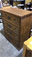Bassett four drawer chest of drawers 44 x 34 x 18