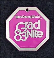 4 Rare Vintage Disney World Grad Night 83 Medallio