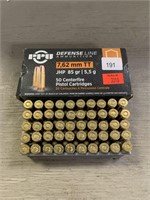 7,62 mm TT Centerfire Pistol Cartridges