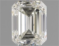 Gia Certified Emerald Cut .90ct Vs2 Diamond