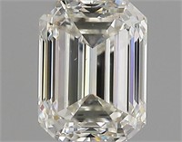 Gia Certified Emerald Cut .90ct Vs2 Diamond