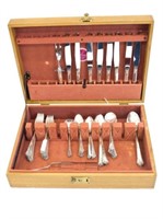 Heirloom sterling silver flatware set, (66)