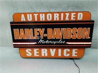 Light Up Harley Davidson Sign