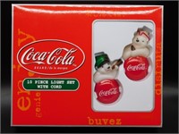 COCA-COLA 10 PIECE LIGHT SET WITH CORD