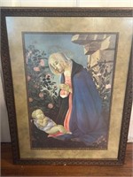 The Virgin Adoring the Sleeping Christ child