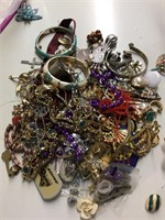 Large group of costume jewelry