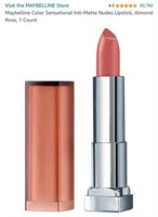 MSRP $7 Maybelline Lipstick
