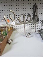 Heavy wash Sign hanger