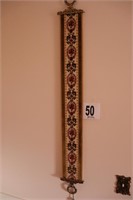 Vintage Bell Pull With Brass Ends (49" Long) (Rm