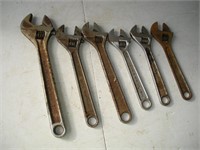 6 Crescent Wrenches