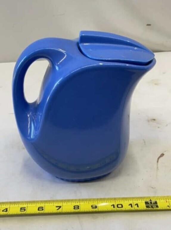 Unique Montgomery Wards Hull Blue Pitcher