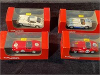 LOT - 4 TOP MODEL COLLECTION CARS 1:43