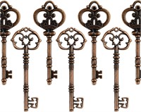 Antique Copper Finish Skeleton Keys 20 PCS