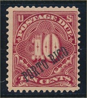 PUERTO RICO #J3 MINT FINE-VF LH