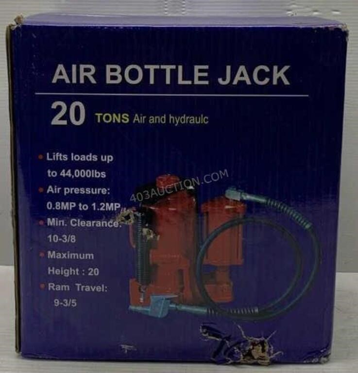 20 Ton Air & Hydraulic Jack - NEW