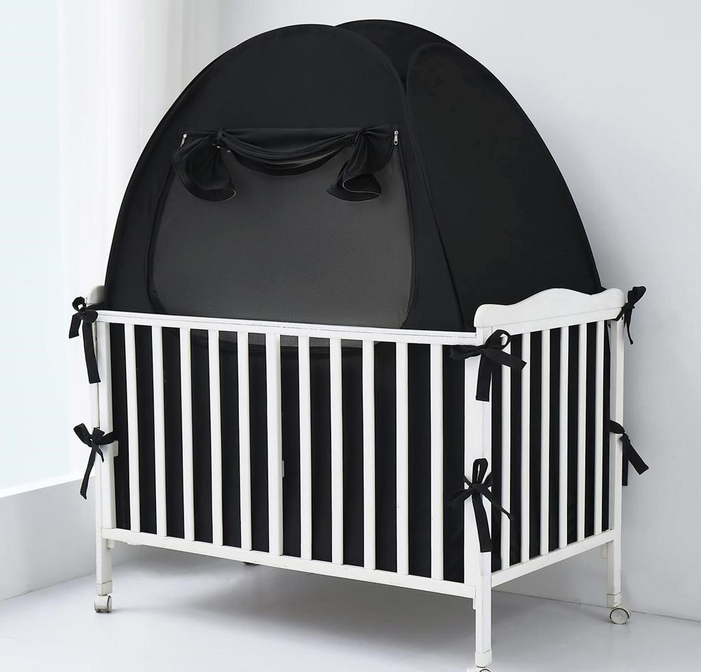 Mengersi Blackout Crib Tent Safety Pop Up Tent