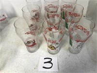 Coca-Cola (9) Christmas Glasses