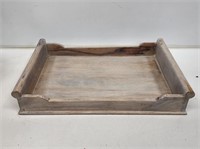 Primitive Painted Wooden Serving Tray