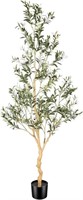 Feelead Faux Olive Tree Ft, Tall Olive Trees