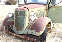 OLD LATE 30'S OR EARLY 40'S FORD TRUCK