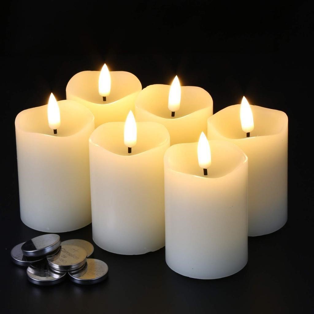Eywamage Timer Flameless Votive Candles 2 inch x