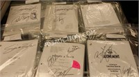Lot of Six Scripts with Signatures