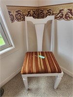 Nice Single White Wooden Chair