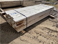 (126) pcs 1" x 6" x 8' Rough Spruce Lumber