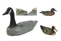 Wood Carved Duck, Mallard & Goose Decoys