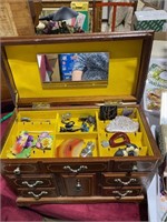 JEWELRY BOX WITH CONTENTS