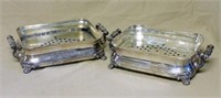 English Old Sheffield Plated Food Warmers.
