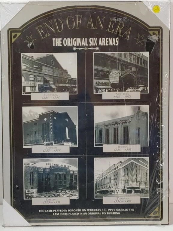 End of An Era the Original Six Arenas Plaque