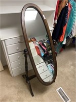 Floor Model Swivel Dressing Mirror