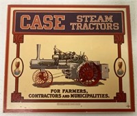 Case Steam Tractors Wooden Plaque