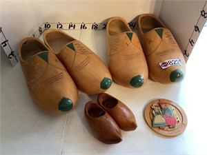 Dutch Holland and the Netherlands wooden shoes,