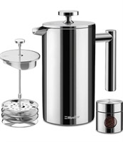 MuellerLiving French Press Coffee Maker, 34 oz,