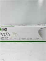 Sunco Lighting 12 Pack BR30 LED Bulbs, Indoor