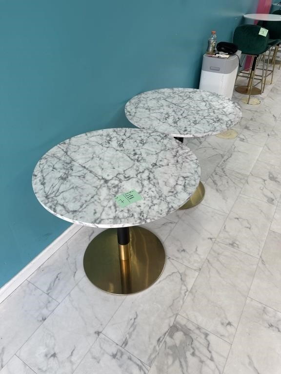 ROUND MARBLE TABLES