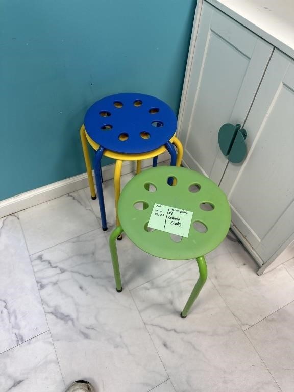 COLORED STOOLS