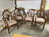 4 Rattan Chairs